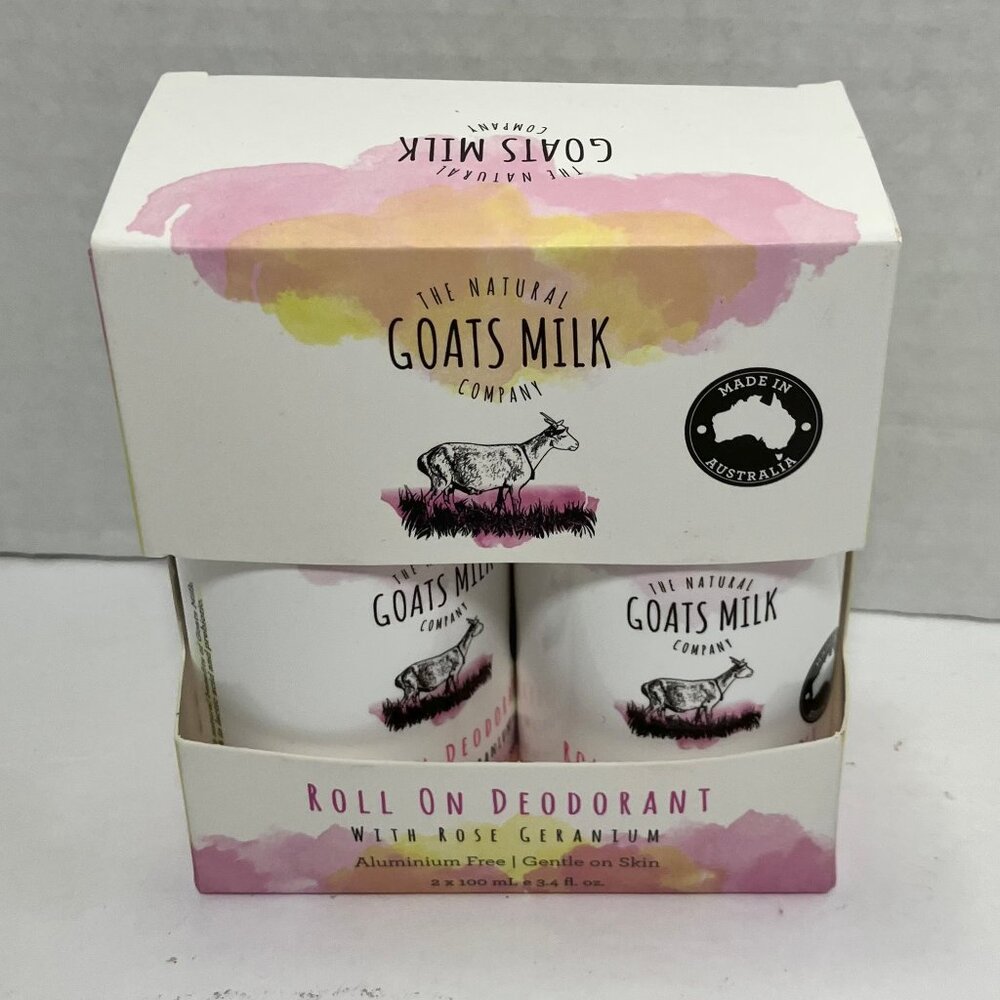 The Natural Goats Milk Company Roll On Deodorant Rose Geranium